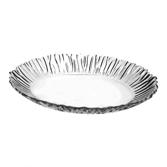 Travessa Oval 32,5cm Por 25cm Aurora Em Vidro Pasabahce